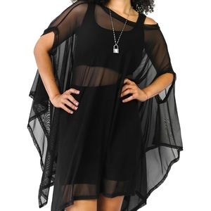 Foxblood mesh Rhiannon tunic